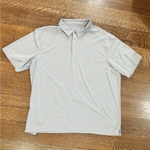 Men’s extra extra large, Walter Hagan golf shirt two-tone gray stripe